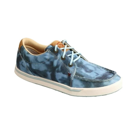 

Twisted X Women s Tie-Dye Casual Shoes Moc Toe Blue 6 1/2 M US