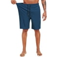 thumbnail image 4 of Cadmus Men's Swim Trunks with Compression Liner 9 Inch Inseam Mens Bathing Suit Quick Dry Beach Shorts Board Shorts,Copen Blue,M, 4 of 10