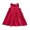w93# Red151, variant on Wuxian Girls Sleeveless Dresses Solid Color Round Neck Pleated A-Line Dress Floral Print Casual Cozy Soft Dailywear Christmas Dress,Red,3-4 Years