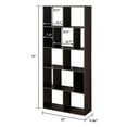 thumbnail image 3 of Mainstays 12-Cube Square Shelf Bookcase, Espresso, 3 of 6