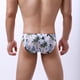 thumbnail image 5 of Calzoncillos de natación de secado rápido de aguas termales con cordón a rayas de color sólido de cintura baja para hombres Pompotops qyievc7812, 5 of 8