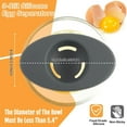 Xubond 2PCS Silicone Egg Separators Food White Separator 3 Slit From Yolk For Baking Must Have