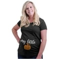 thumbnail image 4 of My Little Pumpkin October Pregnancy Women's Maternity T Shirt Tee Brisco Brands X, 4 of 7