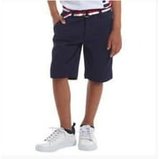 Tommy Hilfiger Youth Boys Navy Cotton Chino Shorts w Belt Sz M (Sz 12)
