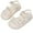 White, variant on Kureaily Fashionable Shoes With Soft Soles For Kids/ Size 10,10(Silver)