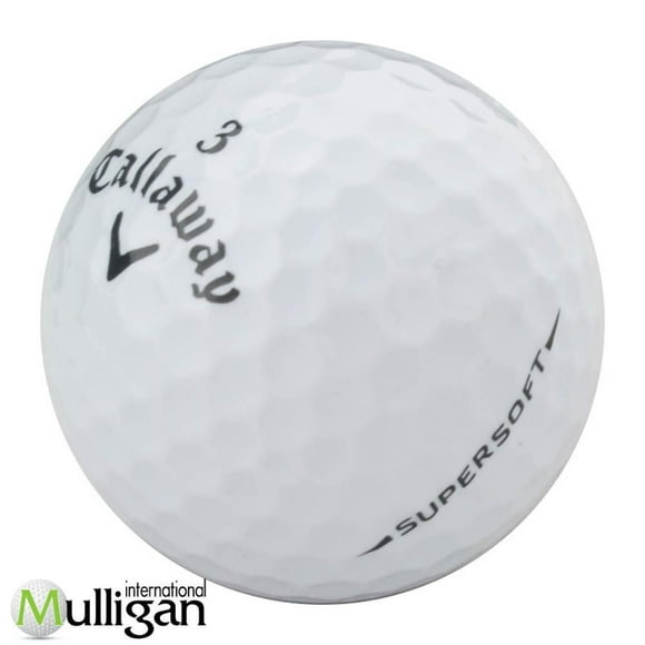 Mulligan - 36 Callaway Supersoft 4A Recycled Used Golf Balls, White