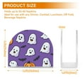 thumbnail image 4 of Yayeee Napkin Holder for Table Set of 2 Kitchen Paper Tissue Organization, Halloween Ghosts Purple, 4 of 8