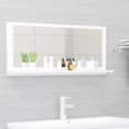 thumbnail image 1 of vidaXL Bathroom Mirror White 90x10.5x37 cm Engineered Wood, 1 of 1