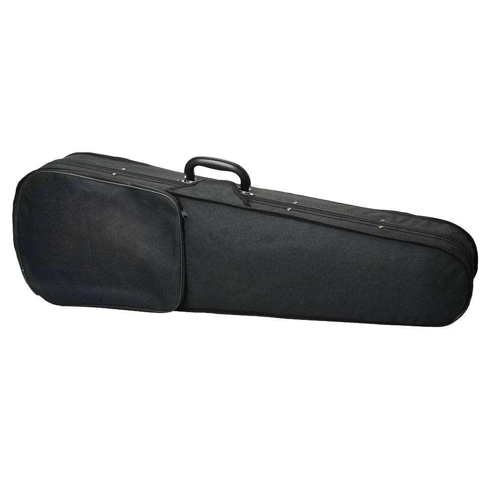 Durable Cloth Fluff Triangle Shape Case with Silver Gray Lining for 4/4 Violin Black Durable Cloth Fluff Triangle Shape Case with Silver Gray Lining for 4/4 Violin Black