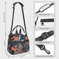 thumbnail image 4 of DouZhe Lunch Bags for Women and Men, Paisley Flower Zentangle Prints Reusable Portable Insulated Cooler Waterproof Lunch Tote Bag for Travel Work Picnic, 4 of 7
