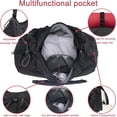 thumbnail image 3 of Wolt Yoga Tote Bag Yoga Mat Bag for Women with Shoes Compartment Wet Pocket and Bottle Pocket-Black, 3 of 6