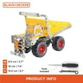 thumbnail image 2 of Black and Decker Kids Constructor Dump Truck Set, 2 of 5