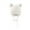 White, variant on Taybagh Toddlers Hats Winter Toddler Girl Hat Knitted Double Wool Earmuffs Hat with Adjustable Rope