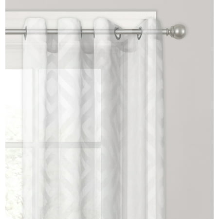 Better Homes Gardens Sheer Greek Key Trellis Window Curtain