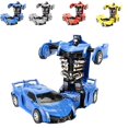 thumbnail image 1 of Two-in-one transforming robot car Lamborghini model mini automatic transforming robot toy, 1 of 5
