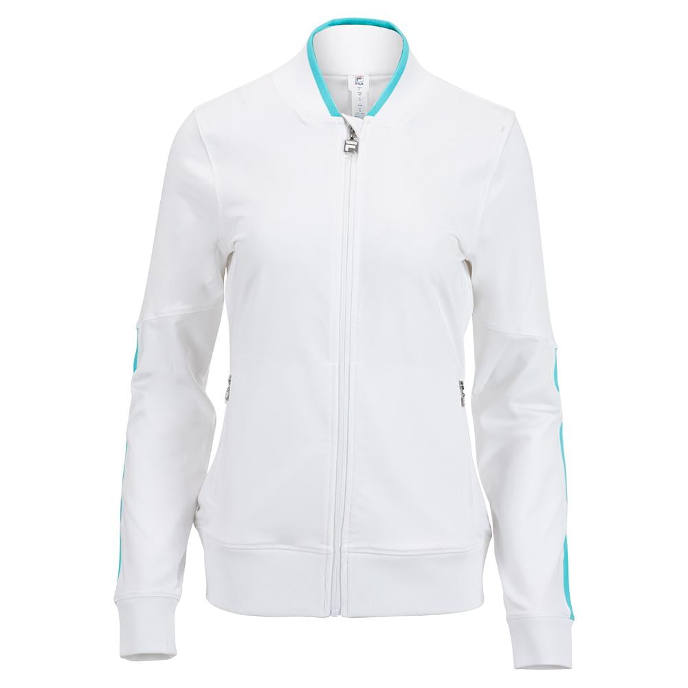 Fila Women`s Trailblazer Tennis Jacket White and Capri ( X-Large ) -  Walmart.com