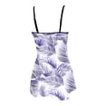 thumbnail image 5 of Daznico Women's Tankini Set, Push Up Tank Top with Skirted Bottoms,M, 5 of 5