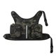 thumbnail image 3 of Mochila para perros con arnés de camuflaje para mascotas, bolsa de sillín, bolsa de viaje para bocadillos para perros pequeños y medianos, 3 of 5