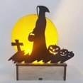 thumbnail image 2 of Decoraciones de mesa de Halloween de Ghyt, centros de mesa de Halloween, letrero de madera para mesa de fiesta de Halloween, mesa de centro, bandeja de varios niveles, decoración de habitaciones, 2 of 3