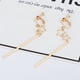 thumbnail image 5 of Moda Mujer Chica Exquisita Estrella Cuelga Antialérgico Sin Piercing Oreja Clips Earrin (CHB-446), 5 of 5