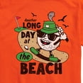 thumbnail image 3 of Instant Message - Long Day at the Beach Golfing  - Men's Short Sleeve Graphic T-shirt, 3 of 6