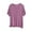 Purple, variant on Mlzmgr Plus Size T Shirts for Women XL- 5XL Stretchy Loose Fitted Soft Comfy Short Sleeve Tops Loungewear Sleep Tee Shirts