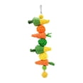 thumbnail image 2 of Jaula de Juguete para Masticar Pájaros Naturales, Maíz, Columpio, Percha, Entrenamiento, Masticar, Loro, Juguetes para Periquitos, Cacatúas, Guacamayo , Sunnimix  Juguetes para pájaros y loros, 2 of 8