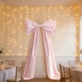 thumbnail image 4 of 1PC Large Satin Bow Decor, Giant Coquette Bow for Valentine's Day, Birthday & Wedding Backdrop, Wall Hanging Party Decoration, 4 of 9