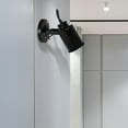 thumbnail image 3 of Shisuyan 1Set LED Track Light Spotlight Metal Black Adjustable Angle Ceiling Lighting, 3 of 8