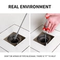 thumbnail image 5 of Xhegex Flexible Grabber Claw Pick Up Reacher Tool, Drain Clog Remove Tool, Bendable Hose Pickup Reaching Assist Tool for Litter Pick, Home Sink, Drains, Toilet, Hair Remover (79 inch), 5 of 9