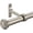 Brushed Nickel, variant on Matte Black Curtain Rods for Windows 72 to 144 Inch, Heavy Duty 1 Inch Diameter Single Curtain Rods, Black Drapery Rods with Aluminum Alloy End Cap Finials, Wall Mount and Ceiling Mount Curtain Rods