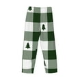 thumbnail image 5 of Disketp Green Tree Lumberjack Plaid Men'S Pajama Pants - Ultra Soft Fleece Sleep And Lounge Pants (Size: S-Xxl), 5 of 9