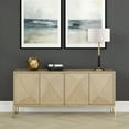 thumbnail image 3 of Evelyn&Zoe Lyon 29.75" Tall Two-Tone Table Lamp with Fabric Shade, Brass/Matte Black/White, 3 of 5