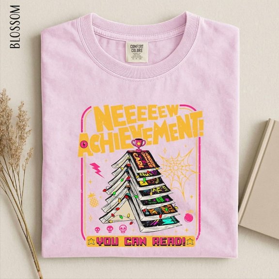 Neeeew Achievement Shirt, Dungeon Crawler Sweatshirt, This Is An Outrage Tee, Reading Achievement Sweater, Comfort Colors T-Shirt