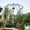 Black, variant on ZHICHUN Cream White Metal Birdcage Garden Arch 81.3"x114.2" Iron Arbor Gazebo for Wedding Outdoor