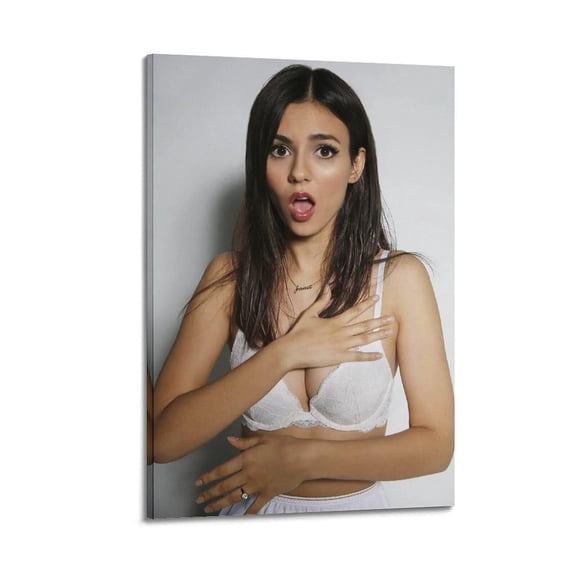 Victoria Justice Rare Poster Posters Aesthetic Canvas Posters Room Bedroom Decorative Decor Wall Art Office Home Decor