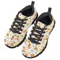 thumbnail image 3 of Uourmeti Boys Dinosaur Sneakers Size 1 Kids Cartoon Sneakers Knitted Mesh Sports Shoes Comfortable Lace up Jogging Athletic Walking Shoes, 3 of 7