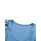thumbnail image 5 of VISgogo Tops de punto para mujer, manga corta abullonada, cuello profundo, color sólido, fiesta en la calle, camisa envuelta de verano VISgogo moda, 5 of 9