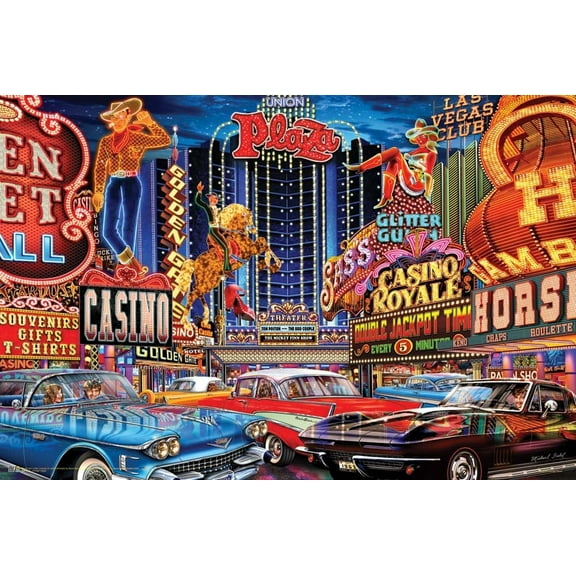 Vintage Vegas by Michael Fishel Poster - 36 x 24