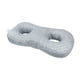 thumbnail image 1 of Protector de orificios para los oídos con 2 orificios, almohada de soporte suave para tapones para los oídos, relajación, Cuadrícula gris, 1 of 9