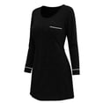 thumbnail image 7 of Sheghy Fall Long Sleeve Relaxed Flowy Maxi Long Dresses for Women Black, 7 of 7