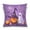 Purple, variant on Ryvnso Pumpkins Ghost in Halloween Throw Pillow Covers Couch Pillowcases Decor for Bed Sofa 18" x 18"