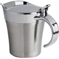 thumbnail image 1 of Pichet en Acier Inoxydable Doublement Isolé pour Sauce/bateau - 16oz, Argent, Moderne, Couvercle à Charnière, 1 of 6