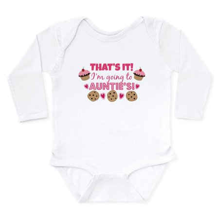 

CafePress - That s It! I m Going To Auntie s! Long Sleeve Infa - Long Sleeve Infant Bodysuit