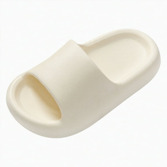 Godom Girls Slippers Slip on Slide Sandals Non-slip Summer Beach Pool Shoes Kid Cloud Slides