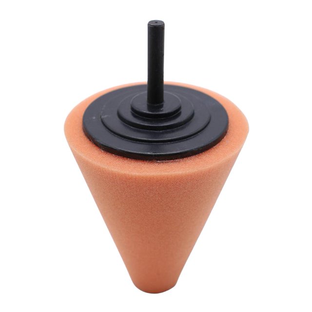 2uds. Rueda Pulido Auto Esponja Detallada Scratch Coche Belleza Naranja