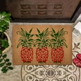 2024 Most Popular Carpet Pineapple Letter Printed Door Mat Door Carpet