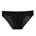 thumbnail image 6 of SGFCWSX Men's Sheer Ultra-Thin Briefs** Black XL, 6 of 6