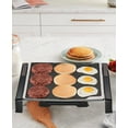 thumbnail image 3 of 15-Inch Nonstick Electric Griddle Tilt-N-Fold For 9 Pancakes/Eggs at Once (1200W), 3 of 6