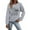 B Light Gray, variant on Sweatshirt for Women Graphic Crewneck Sweatshirt Fall Soft Cotton Blend Trendy Cross Printed Pullover Hoodie Crewneck Sweatshirt Beige L